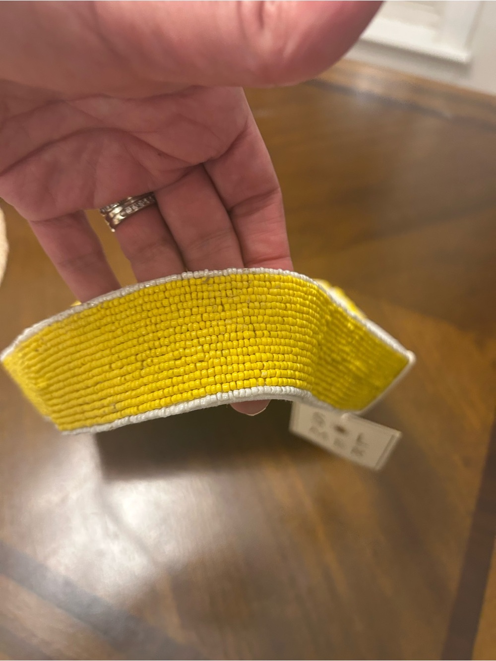 NWT SOL and MER Daisy 🌼 beaded handbag. - Picture 2 of 16